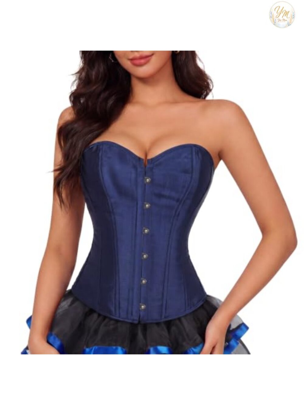 Women's Renaissance Corset Bustier Lace-Up Victorian Steampunk Costume